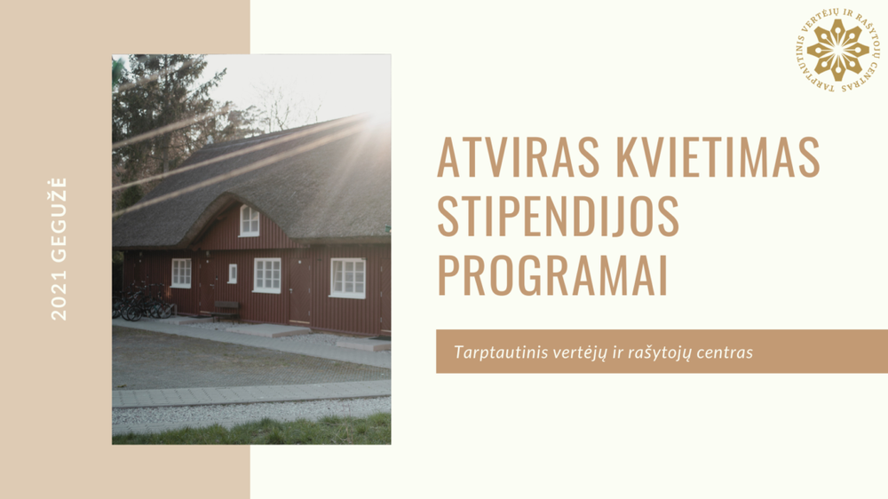 Neringos savivaldybė priima paraiškas kūrybinei stipendijai gauti