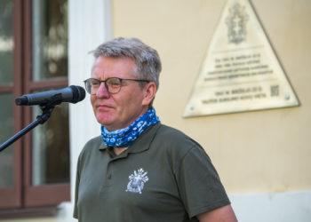 Birželio sukilimui atminti Karo akademijoje atidengta atminimo lenta