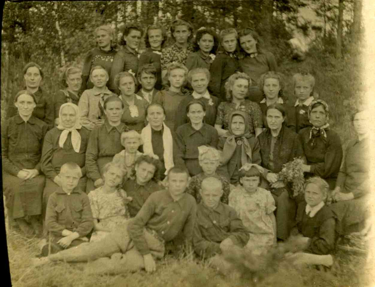 1941 metų tremtiniai lietuviai.