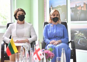 Diana Nausėdienė lankosi Sakartvelo technikos universiteto Lietuvių kalbos, kultūros ir švietimo centre | lrp.lt nuotr.