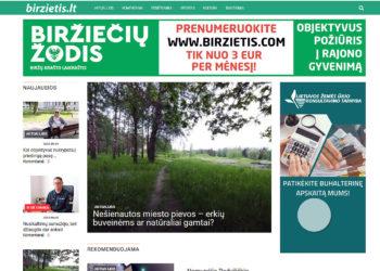 Fondas nutraukia paramą „Biržiečių žodžio“ projektui