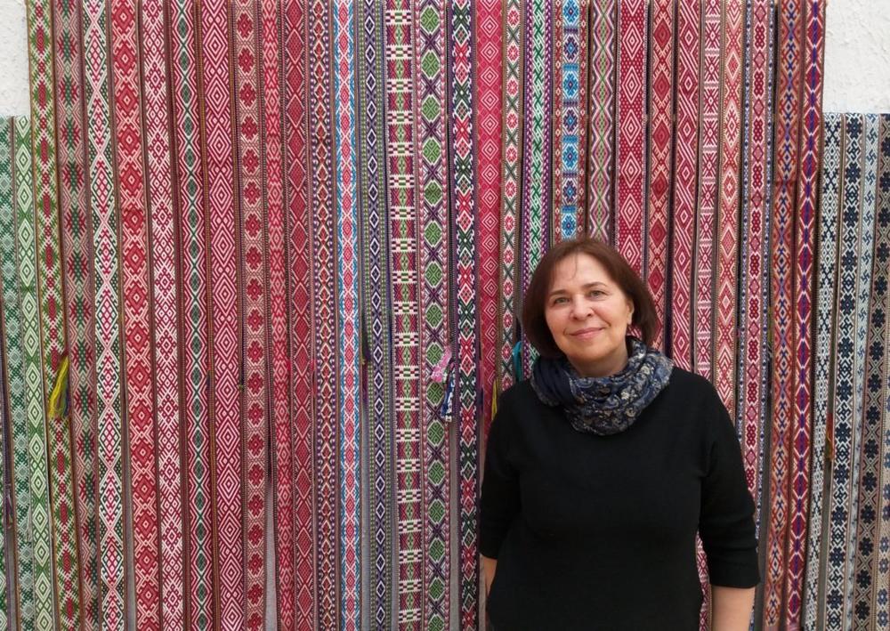 Rinktinių juostų rinkinys – Sigitos Milvidienės parodoje „100 Mamutės juostų“