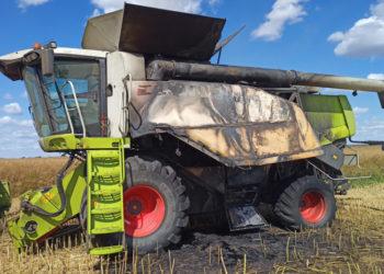 Su javapjūtės pradžia – ir kombainų gaisrai