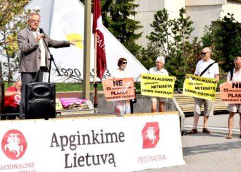 Mitinge prie Seimo reikalauta, kad Lietuvos valdžia gintų valstybę Papildyta