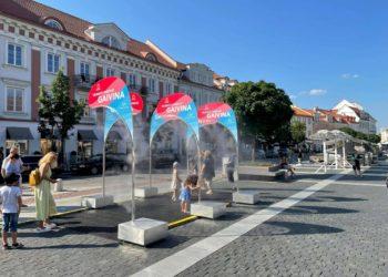 Vilniaus savivaldybė perkaitusius gyventojus gaivins vandens dulksna