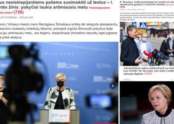 Šimonytė, Šimašius, juknevičienė ir skiepai | Alkas.lt ekrano nuotr.