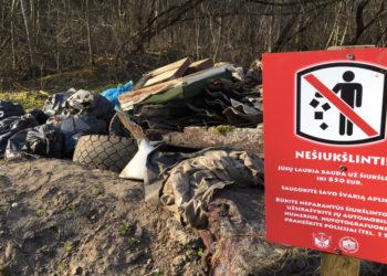 Ką atsinešei į gamtą – išsinešk atgalios