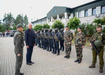 Prezidentas lankosi Valstybės sienos apsaugos tarnybos Vilniaus rinktinės būstinėje | lrp.lt, J. Auškelio nuotr.