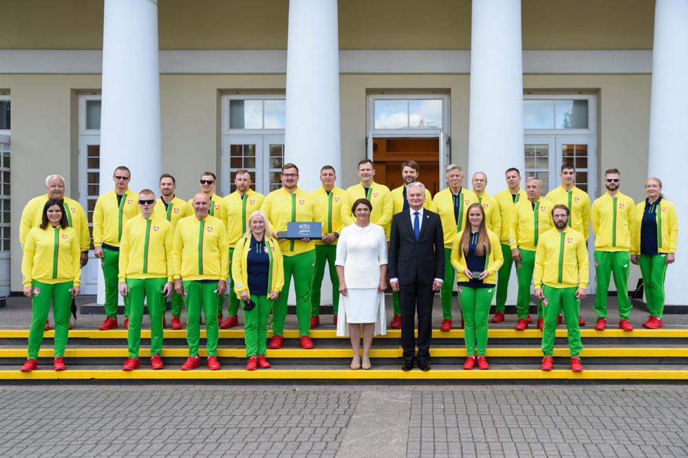 Lietuvos paralimpinė rinktinė išlydėta į Tokiją