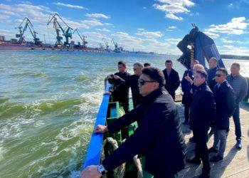 Klaipėdos uoste – svečiai iš Kazachstano ir Uzbekistano