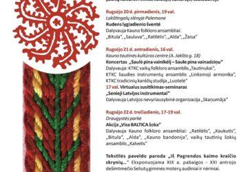 Kviečia tarptautinė folkloro šventė „Baltų raštai-2021“