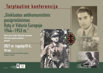 Konferencijoje bus aptartas ginkluotas antisovietinis pasipriešinimas Rytų ir Vidurio Europoje