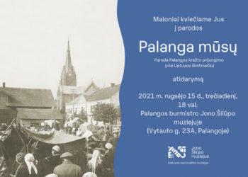 Paroda, skirta ypatingam Palangos šimtmečiui
