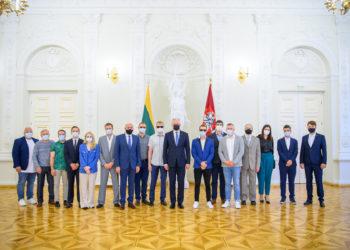 Prezidentūroje – paralimpinių žaidynių laimėtojai