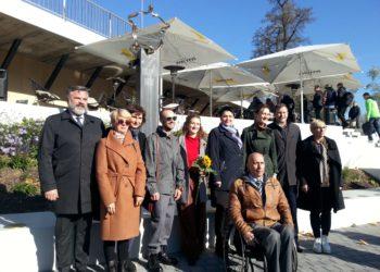 Vilniuje atidengta skulptūra skirta paraolimpečiams pagerbti