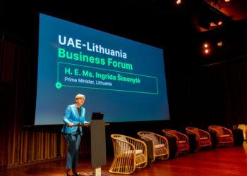I. Šimonytė atidarė Lietuvos ir JAE Verslo forumą