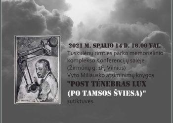 Bus pristatyta dabarčiai svarbių tremtinio V. Miliausko prisiminimų knyga