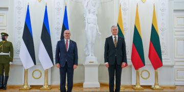 Pirmą kartą susitiko Lietuvos ir Estijos Prezidentai