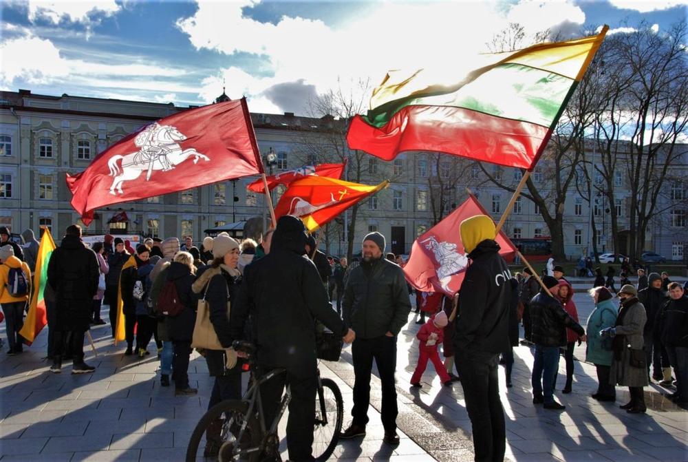 2021-11-20 mitingas | V. Sankirtos nuotr.