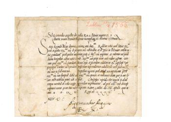 Netikėtai surastas Žygimanto Augusto laiškas žmonai – Valdovų rūmų muziejuje