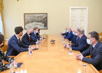 Prezidentūroje aptarta žvalgybos patirtis