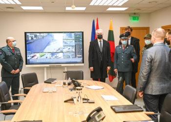 Prezidentas lankėsi Jungtiniame situacijų centre