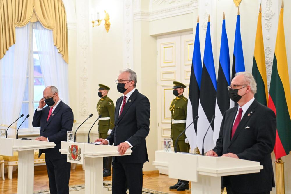 Baltijos šalių vadovai priėmė bendrą pareiškimą