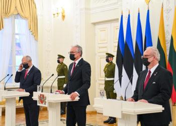 Baltijos šalių vadovai priėmė bendrą pareiškimą