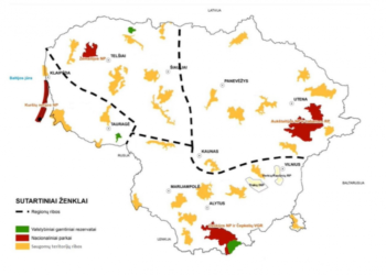 Saugomų teritorijų tinklą siūloma etnografiniu būdu apjungti į keturias direkcijas