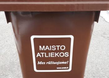 Maisto atliekoms – 200 tūkst. konteinerių