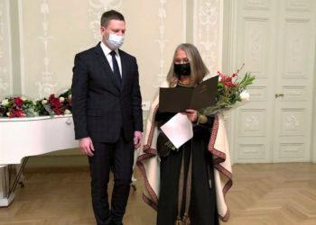 Kultūros ministerijos apdovanojimu įvertinta Romuvos Krivė Inija Trinkūnienė