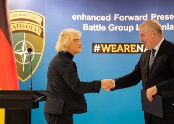 Lietuvoje vieši Vokietijos gynybos ministrė