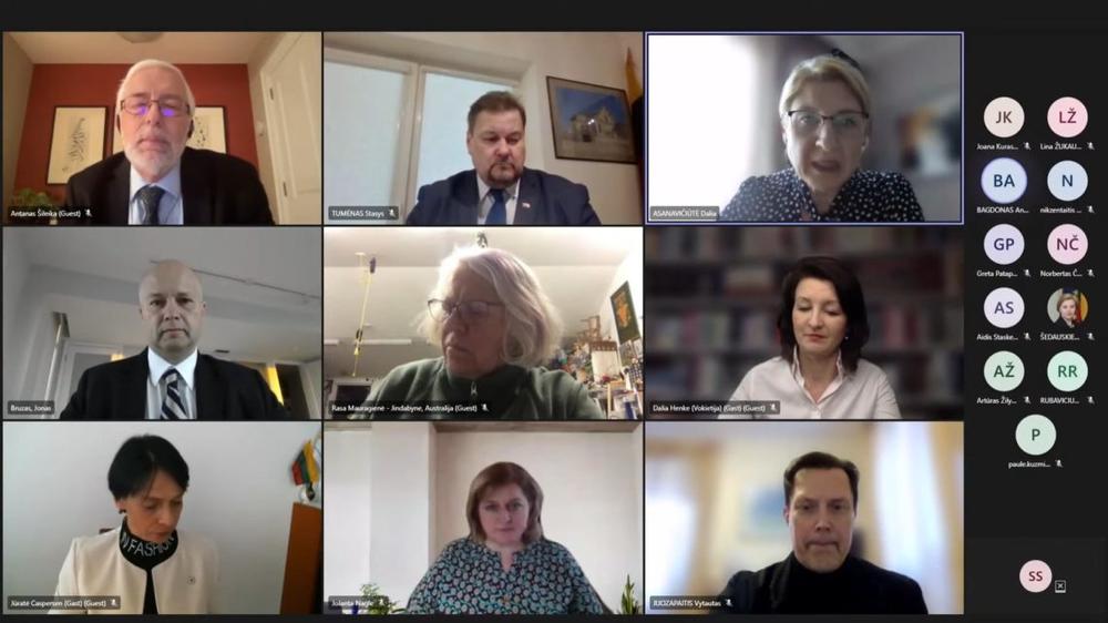 Seimo ir Pasaulio lietuvių bendruomenės komisija: būtina nuosekliai pristatyti istorinės atminties klausimus užsienyje (video)