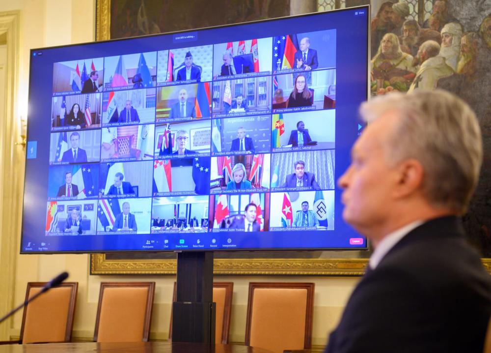 Prezidentas dalyvavo Demokratijos viršūnių susitikime