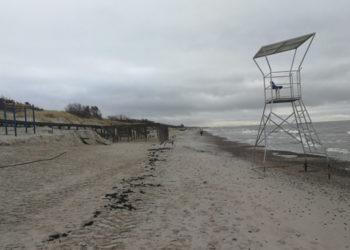 Vėjas pridarė žalos ir miškams ir pajūriui