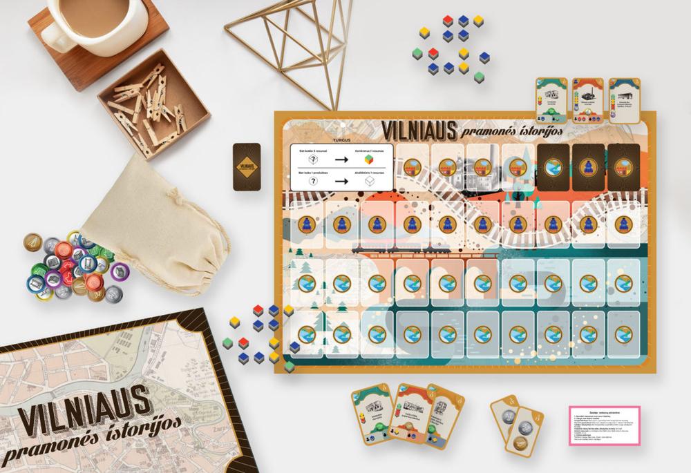 Energetikos ir technikos muziejus išleido naują stalo žaidimą „Vilniaus pramonės istorijos“
