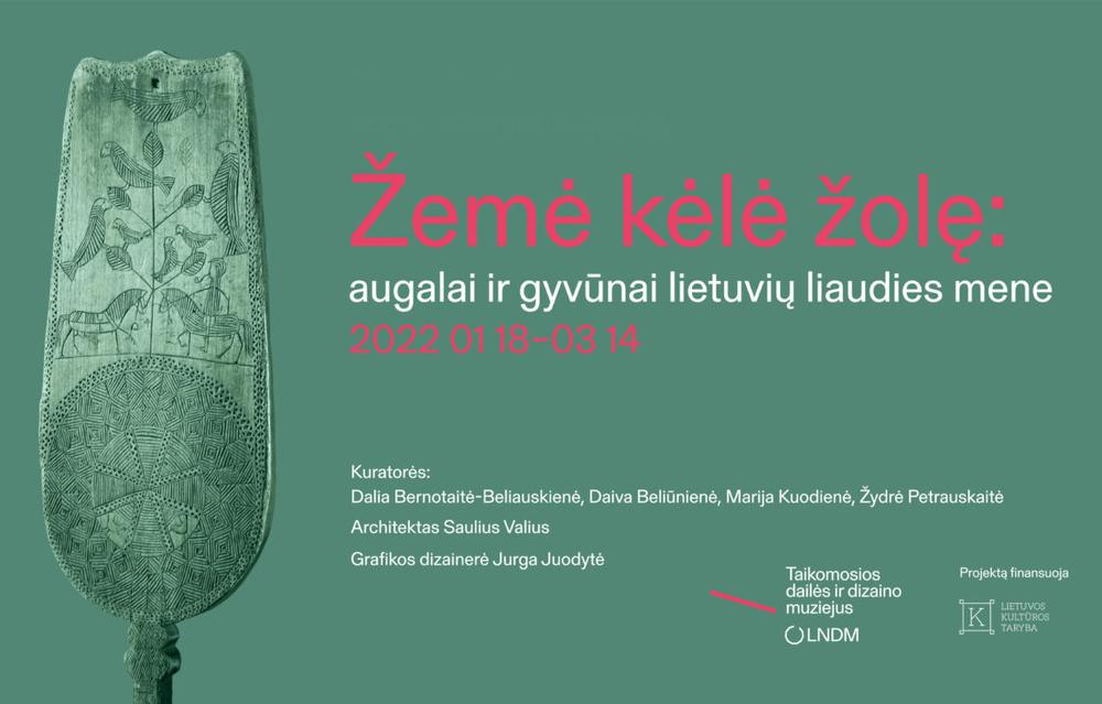 Kviečia paroda „Žemė kėlė žolę: augalai ir gyvūnai lietuvių liaudies mene“