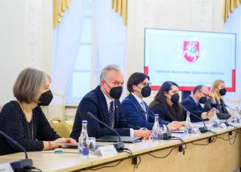 Prezidentūroje aptarti užsienio politikos tikslai