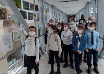 Seime atidaryta vaikų piešinių ir rašinių paroda „Kodėl aš noriu būti miškininku”