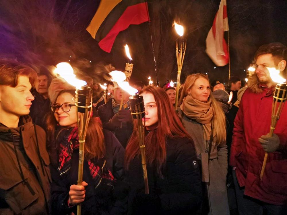 2020-ųjų Vasario 16-osios deglų eitynės | A. Stalilionio nuotr.