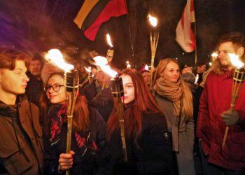 2020-ųjų Vasario 16-osios deglų eitynės | A. Stalilionio nuotr.