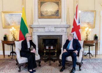 I. Šimonytės ir B. Džonsono susitikime – dėmesys saugumui