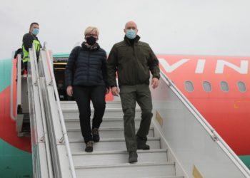 I. Šimonytė lankėsi Luhansko srityje