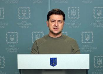 Ukrainos prezidentas Volodimiras Zelenskis | Alkas.lt ekrano nuotr.