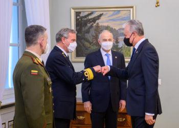 Su NATO pareigūnais aptarta saugumo padėtis