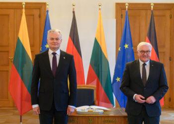 Gitanas Nausėda ir Frankas Valteris Štainmajeris | R. Dačkaus nuotr.