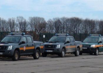 Išlydėta parama Ukrainos civilinėms tarnyboms