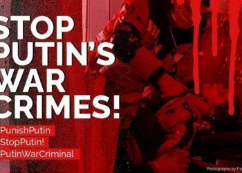 Pasaulio pilietinė visuomenė siekia surinkti 10 mln. parašų už tribunolo Putinui įsteigimą