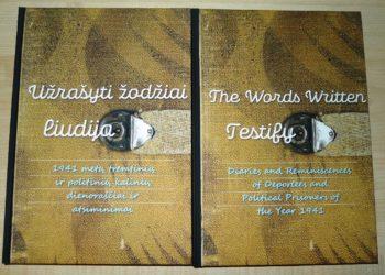 „Užrašyti žodžiai liudija: 1941 m. tremtinių ir politinių kalinių dienoraščiai ir atsiminimai“ knygos sutiktuvės ir parama Ukrainai