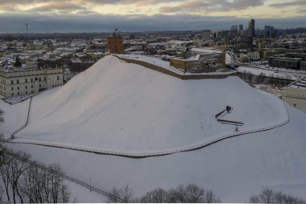 Gedimino kalno tvarkymo darbai | lnm.lt nuotr.